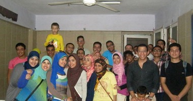 بالصور.. "MCs Team" يحتفل مع أطفال ومسنى دار "الهدى" بالعيد