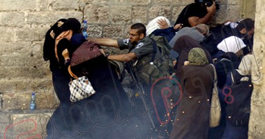 إصابة فلسطينى فى اشتباكات مع قوات الاحتلال بالقدس