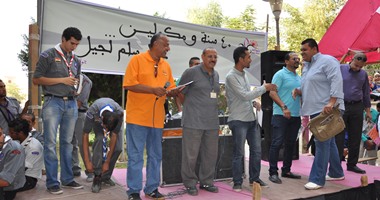 تنظم حفلا لتنصيب قادة عشائر الجوالة بجامعة حلوان