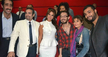 بالصور.. عمرو سعد يحتفل بفيلمه الجديد "حديد" بسينما نايل سيتى