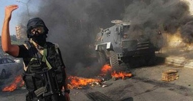 ارتفاع عدد شهداء تفجيرات العريش لـ 7.. واستمرار تصاعد ألسنة النيران