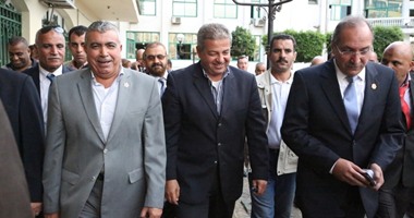 خالد عبد العزيز يفتتح 3 ملاعب جديدة بنادى الاتحاد السكندرى