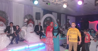 محافظ الشرقية يشهد حفل زفاف جماعى لـ6 عرائس بمركز كفر صقر