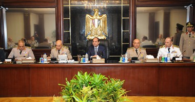 ننشر صور اجتماع الرئيس "السيسى" مع المجلس الأعلى للقوات المسلحة
