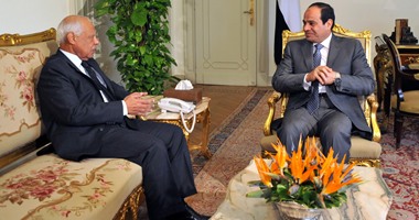 الرئيس يبحث مع الببلاوى سبل تطوير علاقة مصر بالمؤسسات المالية الدولية