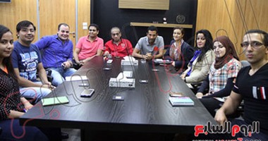 بالصور.. عمرو سعد ومحمد السبكى يشيدان بالمقر الجديد لـ"اليوم السابع"