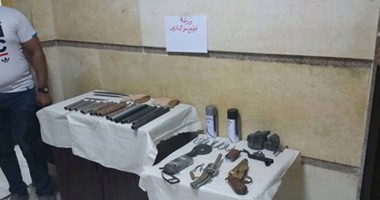 ضبط ورشة لتصنيع الأسلحة و42 قضية مخدرات و24 قطعة سلاح بالقاهرة