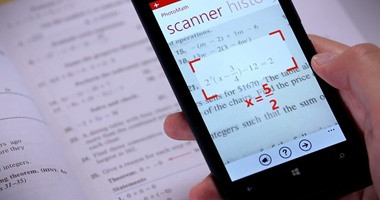 تطبيق "PhotoMath" يستخدم الكاميرا فى حل مسائل الرياضيات الصعبة