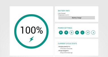 بالصور.. "Battery Widget Reborn"  يقدم إحصائيات عن عمر بطارية الهاتف