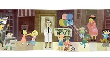 جوجل تحتفل بالذكرى الـ100 لميلاد مخترع لقاح شلل الأطفال