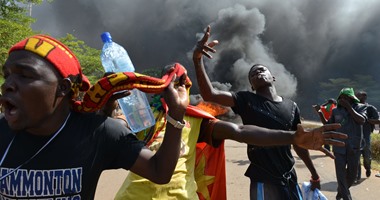 أعمال نهب فى حى الوزارات بعاصمة بوركينا فاسو