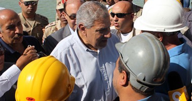 محلب: فخور بمشروع قناة السويس وهنحمى بلدنا بالفعل "مش بالكلام"