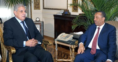 محلب ورئيس الوزراء الليبى يبحثان مكافحة انتشار التنظيمات الإرهابية