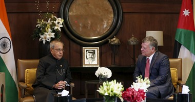 بالصور.. الرئيس الهندى يبدأ زيارة رسمية إلى الأردن