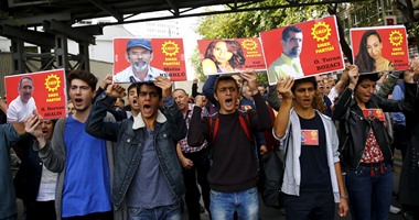 هتافات ضد أردوغان فى مظاهرة لآلاف الأتراك بعد انفجارى أنقرة