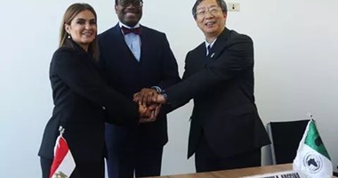 وزيرة التعاون توقع أول اتفاقية مع بنك التنمية الأفريقى منذ ثورة يناير