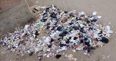 بالصور.. القمامة تحاصر أسوار مدرسة الزعيم السادات شرق الإسكندرية