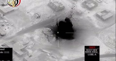 الجيش يعرض فيديو لتدمير3 عربات للإرهابيين فى سيناء بنيران القوات الجوية