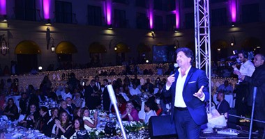 وليد توفيق وأحمد جمال يحييان حفل "السلام" بحضور النجوم والمشاهير