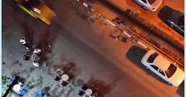 قارئ يرصد لـ"صحافة المواطن" صور إشغالات المقاهى فى سيدى بشر بالإسكندرية