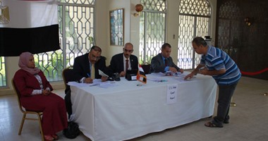 المصريون فى الخارج يدلون بأصواتهم بانتخابات البرلمان
