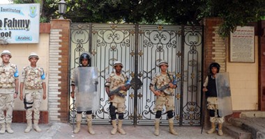 ننشر صور تأمين الجيش لمقار اللجان الانتخابية فى 14 محافظة