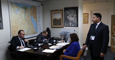 بالصور.. السفارة المصرية بواشنطن والقنصلية بنيويورك يستقبلان الناخبين