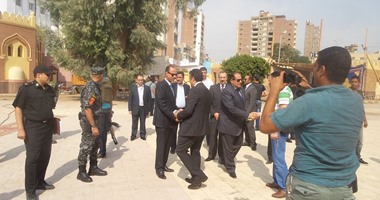 محافظ ومدير سوهاج ومدير الأمن يتفقدون العملية الانتخابية