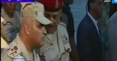 بالفيديو..وزير الدفاع يتابع الحالة الأمنية بعد غلق اللجان الانتخابية بالجيزة