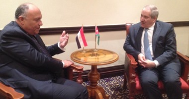 سامح شكرى يناقش فى الأردن وضع حد للاعتداءات الإسرائيلية على الفلسطينيين