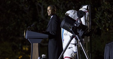 بالصور..الرئيس الأمريكى يكرم رواد الفضاء وعلماء الفلك بالبيت الأبيض