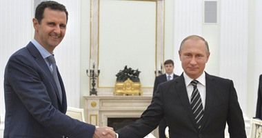 بوتين يهنئ الأسد باستعادة حلب