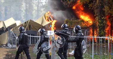 إضرام النار فى عدة مقار للاجئين فى ألمانيا