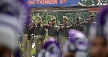 بالصور.. الشرطة الهندية تحيى الذكرى السنوية لها