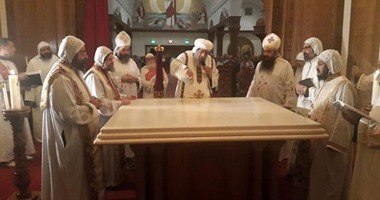 البابا تواضروس يدشن مذبح كنيسة الأنبا موسى بدير الأنبا أنطونيوس بكاليفورنيا