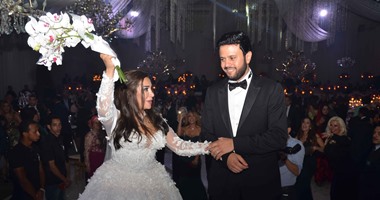 بالصور.. حفل زفاف ريم رأفت ومحمد حامد بحضور الهضبة وتامر وحكيم