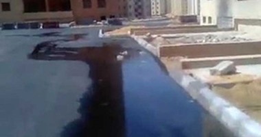 صحافة المواطن: بالفيديو.. غرق مساكن الإيواء بمدينة بدر فى مياه الصرف الصحى