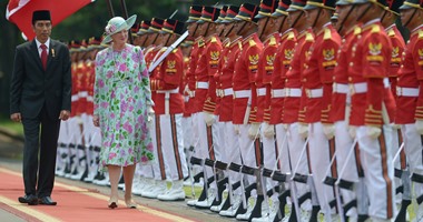 بالصور..الرئيس الإندونيسى يستقبل ملكة الدنمارك خلال زيارة تستغرق عدة أيام