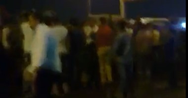 صحافة المواطن: بالفيديو.. أهالى بـ"بهتيم" يقطعون الدائرى للمطالبة بضبط "قاتل"