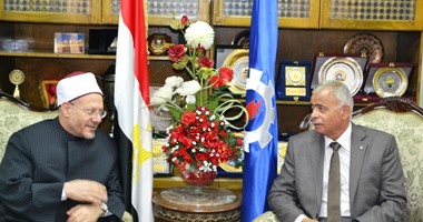 محافظ السويس يستقبل الدكتور مفتي الديار المصرية