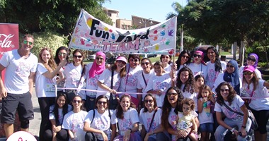 بالصور.."المشى من أجل الشفاء" مهرجان للمؤسسة المصرية لمكافحة سرطان الثدى
