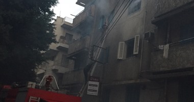 بالصور.. السيطرة على حريق هائل فى شقة بطنطا
