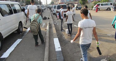 قارئ يشارك بصور لحملة شباب مدينة السلام لتنظف وتجمل شوارع المنطقة