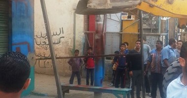 حملة مكبرة  لإزالة الإشغالات بحى غرب شبرا الخيمة