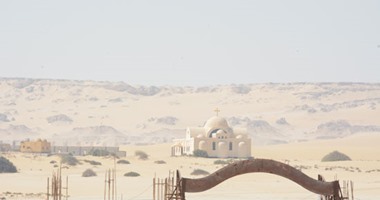 حبس راهب الدير المنحوت بالفيوم 4 أيام بتهمة حرق معدة تابعة للمقاولون العرب