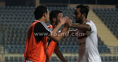 بالصور.. "كهربا" يقود الزمالك للفوز على الإنتاج الحربى 2/1