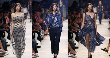"البولكا دوت" أبرز ما يميز أزياء جون جاليانو بأسبوع الموضة بباريس