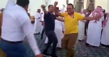 بالفيديو..مصريون يحولون "فرح سعودى" لمهرجان شعبى "مفيش صاحب يتصاحب"