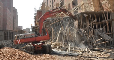"الجيزة" تحبط 4 محاولات لبناء أبراج سكنية مخالفة بشارع اللبينى فى الهرم
