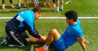 بالصور.. تدريب المنتخب العسكرى استعدادا للبرازيل